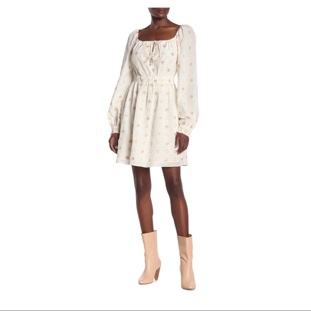 Joie Mianda Mini Dress in Porcelain Sz Small
